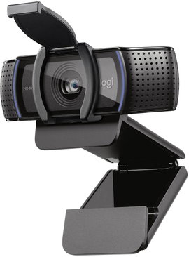 Logitech C920s HD Pro Full HD webkamera 1920 x 1080 Pixel, 1280 x 720 Pixel Csíptetős tartó