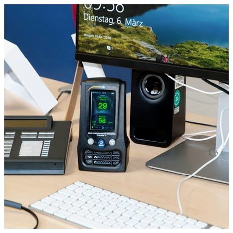 PCE Instruments PCE-RCM 11 Finom por mérőkészülék Hőmérséklet, Légnedvesség 5. kép