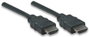 Manhattan HDMI Csatlakozókábel HDMI-A dugó, HDMI-A dugó 1.00 m Fekete 308816 High Speed-HDMI HDMI ká 4. bélyegkép