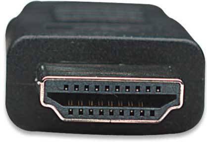 Manhattan HDMI Csatlakozókábel HDMI-A dugó, HDMI-A dugó 1.00 m Fekete 308816 High Speed-HDMI HDMI ká 5. kép