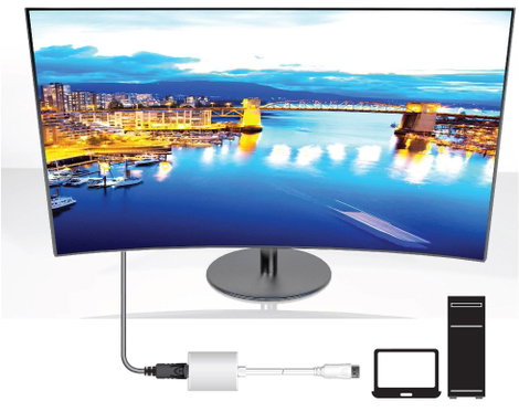club3D CAC-2003 Kijelző csatlakozó Átalakító [1x DisplayPort dugó - 1x VGA alj] Fehér 3. kép