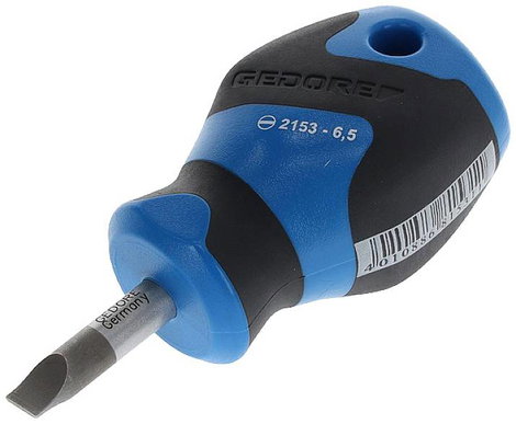 Gedore 2153 6,5 Egyenes pengéjű csavarhúzó Pengeszélesség: 6.5 mm Penge hossz: 25 mm