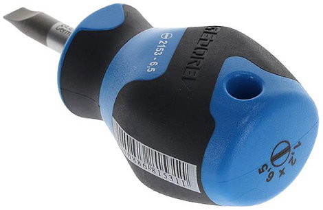 Gedore 2153 6,5 Egyenes pengéjű csavarhúzó Pengeszélesség: 6.5 mm Penge hossz: 25 mm 2. kép