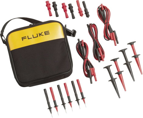 Fluke 700TLK Biztonsági mérővezeték készlet [lamellás dugó, 4 mm, Vizsgáló hegy, Krokodilcsipesz, Kr