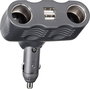 Conrad A13-123 2 részes Szivargyújtó elosztó Szivargyújtó csatlakozók száma 2 x Csatlakozók: USB 2 x bélyegkép