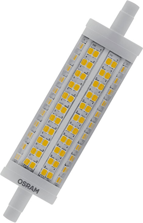 OSRAM 4058075432697 LED EEK E (A - G) R7s Rúd forma 19 W = 150 W Melegfehér (Ø x H) 28 mm x 118 mm 1