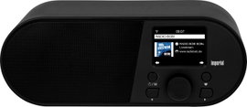Imperial i105 Asztali internetrádió Internet AUX, USB, WLAN, Internetrádió Ébresztő funkció Fekete