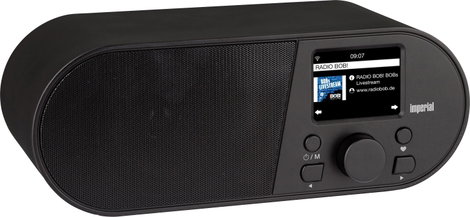 Imperial i105 Asztali internetrádió Internet AUX, USB, WLAN, Internetrádió Ébresztő funkció Fekete 4. kép