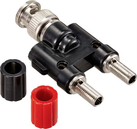 TRU COMPONENTS TC-9199220 BNC adapter BNC dugó - Póluscsipesz, Póluscsipesz 1 db ömlesztett 2. kép