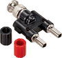TRU COMPONENTS TC-9199220 BNC adapter BNC dugó - Póluscsipesz, Póluscsipesz 1 db ömlesztett 2. bélyegkép