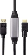 Renkforce Kijelző csatlakozó / HDMI Átalakító kábel DisplayPort dugó, HDMI-A dugó 20.00 m Fekete RF- 3. bélyegkép