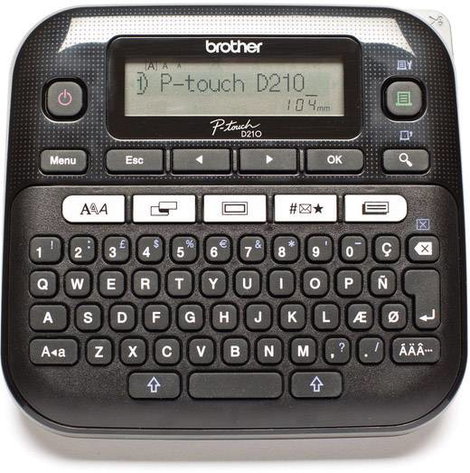 Brother P-touch D210VP Feliratozó készülék Alkalmas feliratozó szalag: TZe 3.5 mm, 6 mm, 9 mm, 12 mm 2. kép