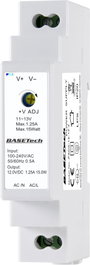 Basetech PSDS-15-12-2 Kalapsínes tápegység 12 V 1.25 A 15 W Kimenetek száma:1 x Tartalom, tartalmi e bélyegkép