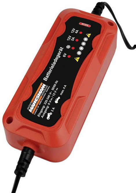 Brüder Mannesmann M12711 Autós töltőkészülék 12 V, 6 V 2. kép