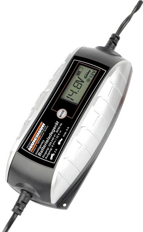 Brüder Mannesmann M12715 Autós töltőkészülék 12 V, 6 V 3. kép