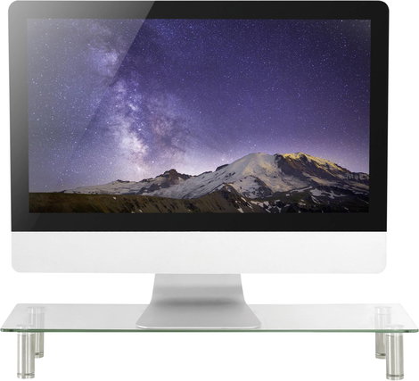 SpeaKa Professional Monitor magasító Magasság tartomány: 75 - 90 mm Átlátszó 10. kép