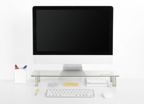 SpeaKa Professional Monitor magasító Magasság tartomány: 75 - 90 mm Átlátszó 11. kép