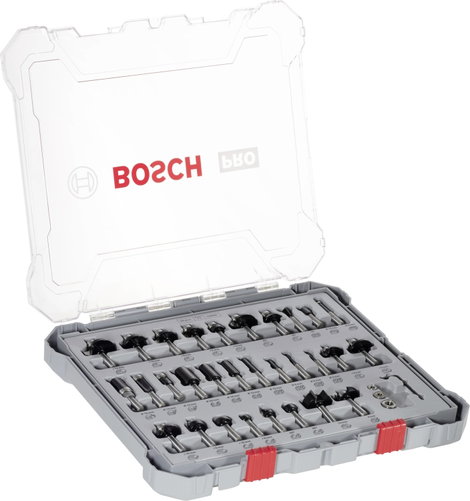 Marómaró készlet, 8 mm szár, 30 darab Bosch Accessories 2607017475