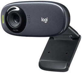 Logitech C310 HD webkamera 1280 x 720 Pixel Talp, Csíptetős tartó