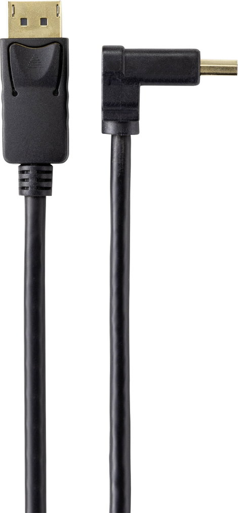 Renkforce Kijelző csatlakozó Csatlakozókábel DisplayPort dugó, DisplayPort dugó 1.00 m Fekete SP-916 2. kép