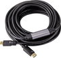 HDMI - DisplayPort kábel 15 m, fekete, Renkforce RF-4581872 4. bélyegkép