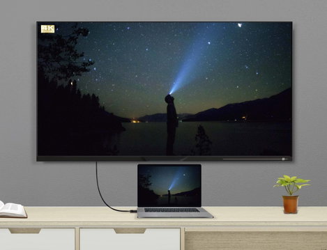 HDMI - DisplayPort kábel 15 m, fekete, Renkforce RF-4581872 6. kép