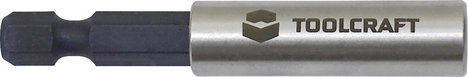 TOOLCRAFT TO-6918741 Bittartó 6,3 mm (1/4 ) mágnessel 60 mm 1/4 (6,3 mm)