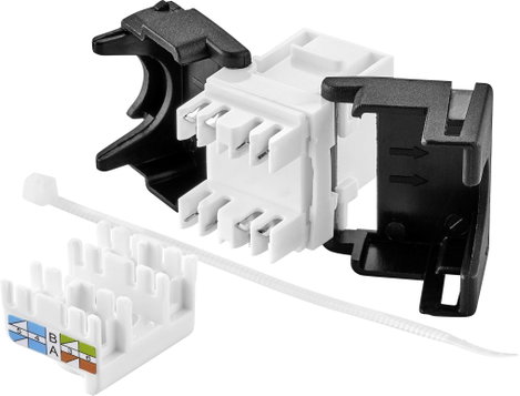 Renkforce RJ45 beépíthető modul Keystone CAT 6 6. kép
