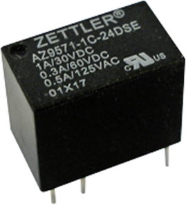 Zettler Electronics Zettler electronics Nyák relé 5 V/DC 1 1 váltó 1 db