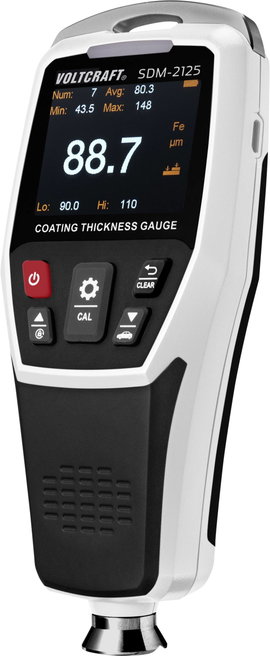 Anyagvastagság mérő 0 - 1250 µm, Voltcraft SDM-2125
