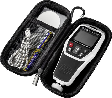 Anyagvastagság mérő 0 - 1250 µm, Voltcraft SDM-2125 7. kép