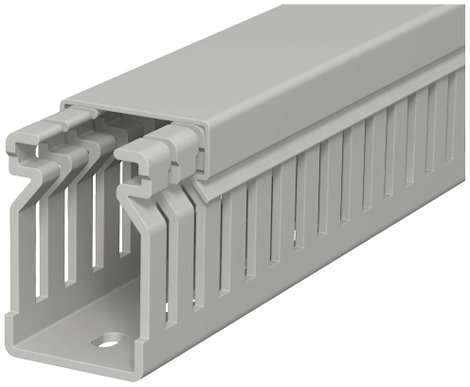 OBO Bettermann 6178010 Kábelvezető csatorna (H x Sz x Ma) 2000 x 25 x 40 mm 1 db Kőszürke
