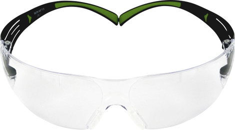 3M SecureFit 400 SF401AF Védőszemüveg Fekete, Zöld