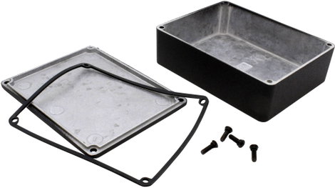 Hammond Electronics 1590WBB2BK Univerzális műszerdobozok Alumínium öntvény Fekete 1 db 2. kép
