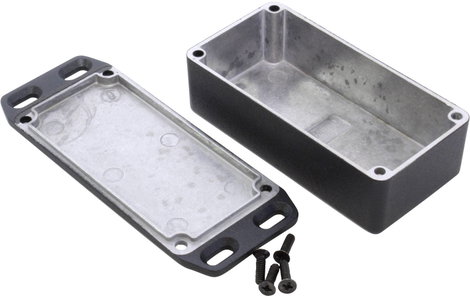 Hammond Electronics 1590G2FLBK Univerzális műszerdobozok Alumínium öntvény Fekete 1 db 2. kép