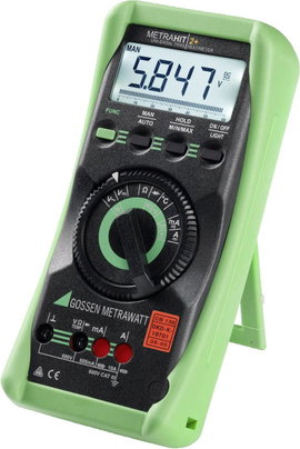 Gossen Metrawatt METRAHIT 2+ Kézi multiméter Kalibrált (DAkkS) digitális CAT III 600 V Kijelző (digi