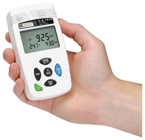 Szén-dioxid mérő adatgyűjtő funkcióval 0 - 5000 ppm, Chauvin Arnoux C.A 1510 white 2. kép