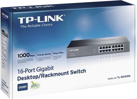Hálózati switch 16 port 1 Gbit/s, TP-LINK TL-SG1016D 3. kép
