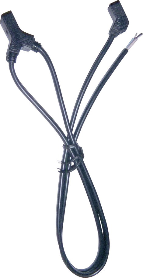 Wallair N40985 2 részes ventilátor csatlakozókábel Fekete
