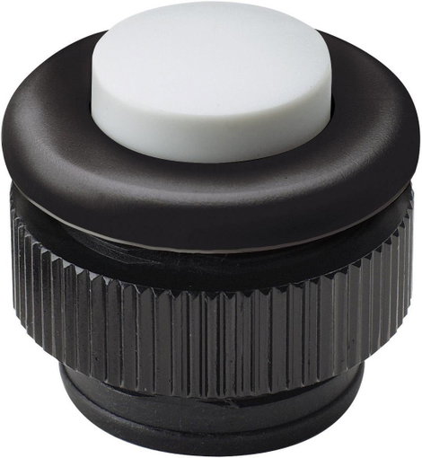 Grothe 61031 Csengőgomb 1 részes Fekete, Fehér 12 V/1,5 A