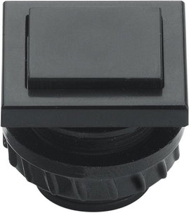 Grothe 61045 Csengőgomb 1 részes Fekete 12 V/1,5 A