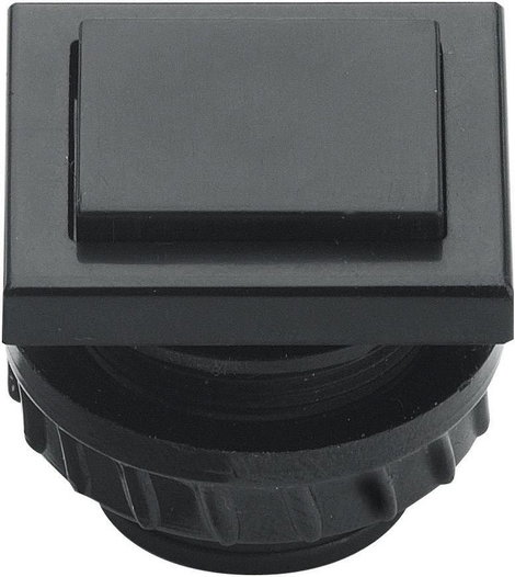 Grothe 61045 Csengőgomb 1 részes Fekete 12 V/1,5 A