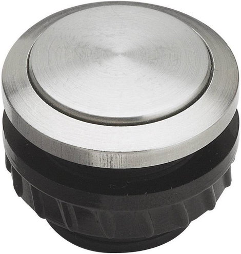 Grothe 62060 Csengőgomb 1 részes Nemesacél 12 V/1,5 A