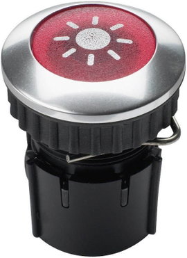 Grothe 63022 Csengőgomb 1 részes Alumínium 12 V/1,5 A