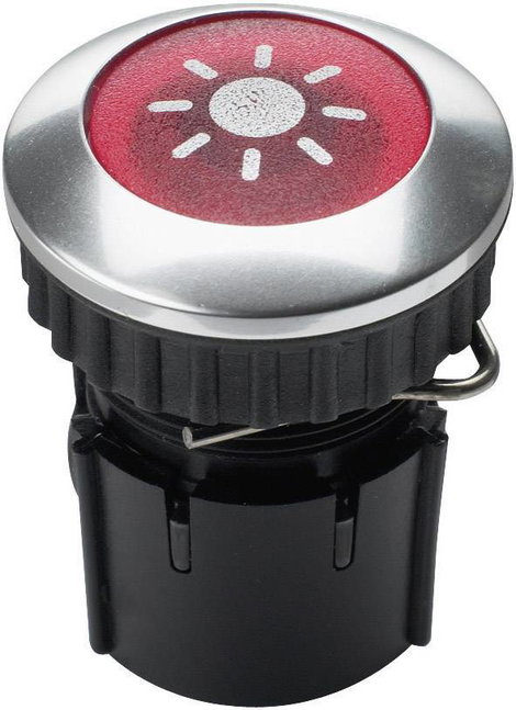 Grothe 63022 Csengőgomb 1 részes Alumínium 12 V/1,5 A