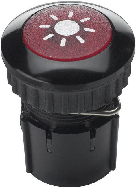 Grothe 63032 Csengőgomb 1 részes Fekete 12 V/1,5 A