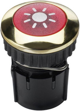 Grothe 63042 Csengőgomb 1 részes Arany 12 V/1,5 A