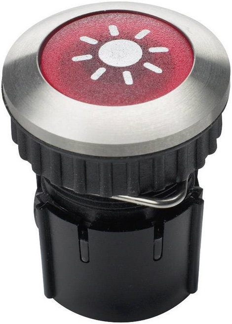Grothe 63052 Csengőgomb 1 részes Nemesacél 12 V/1,5 A