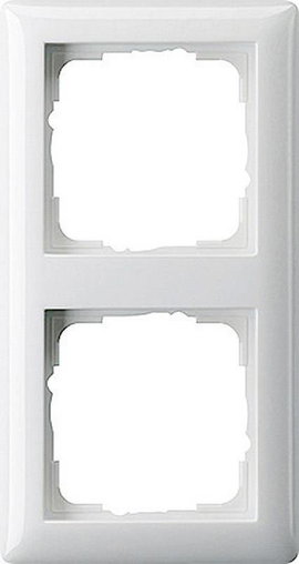 GIRA 021203 Keret 2 részes Rendszer 55, Standard 55 Tiszta fehér (fényes)