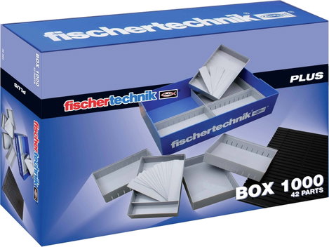 fischertechnik 30383 PLUS Box 1000 Kísérletező doboz 7 éves kortól